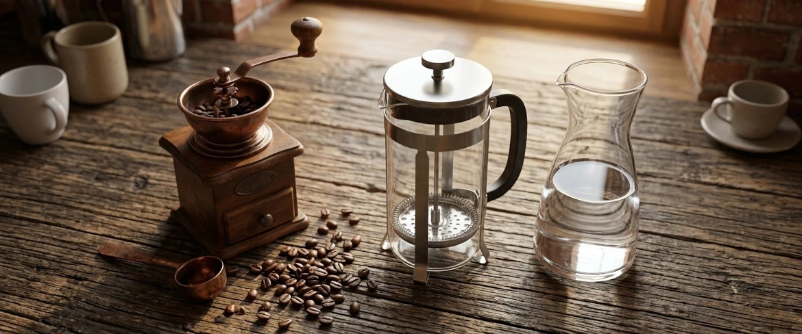 Akcesoria i składniki niezbędne do tego, jak zrobić cold brew w domowych warunkach
