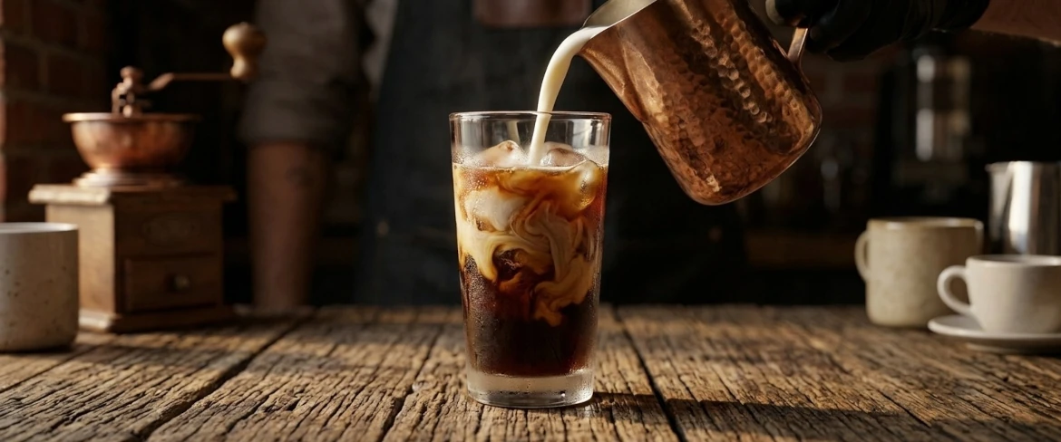 Kremowe cold brew latte – idealna kawa na zimno z dodatkiem mleka i lodu
