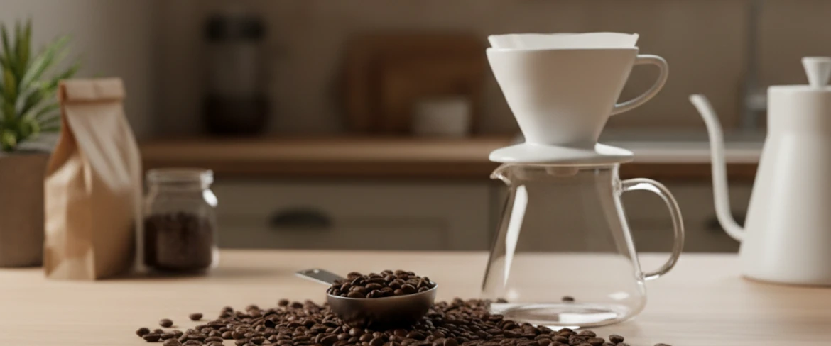 Coffee for drip brewing – freshly roasted speciality coffee for a coffee dripper