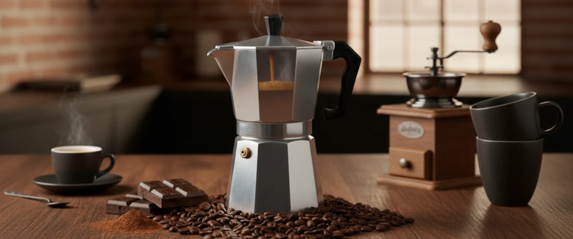 Bitter coffee and acidity balance – how to achieve aroma and avoid overly bitter moka pot coffee