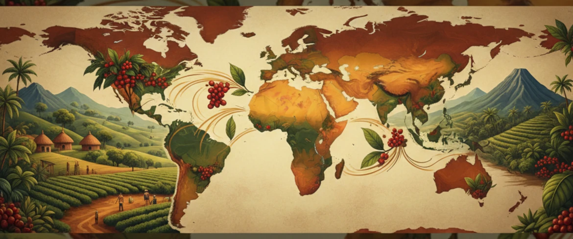 Coffee origin and taste – regions of the world and the diverse flavour profiles of coffee