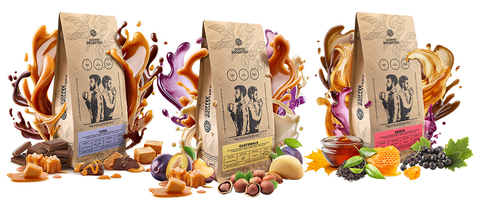 New speciality coffees from Coffee Broastery – Kenya Nyeri, Guatemala Peña Roja, Cuba Sierra Maestra
