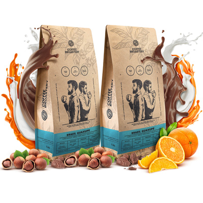 Set of Bro Coffee Roastery Brazil Guaxupe 2x1kg (2kg)