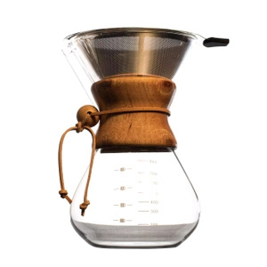 Chemex‑Kaffeebereiter 800 ml + wiederverwendbarer Filter