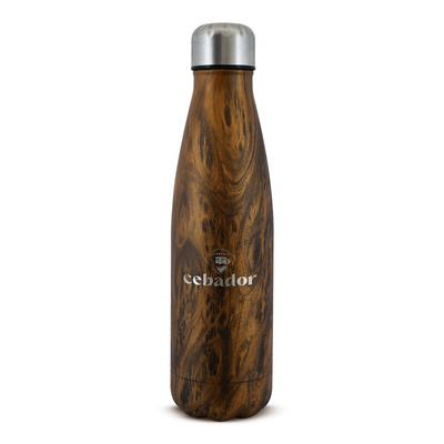 Cebador Thermoflasche 500 ml – Holzfarbe