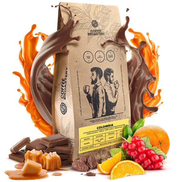 Bro Coffee Roastery - Whole Bean Coffee Colombia Medellin Premium 1kg