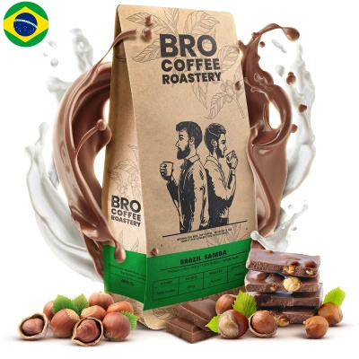 Bro Coffee Roastery – Whole Bean Coffee Brazil Samba Premium 400g