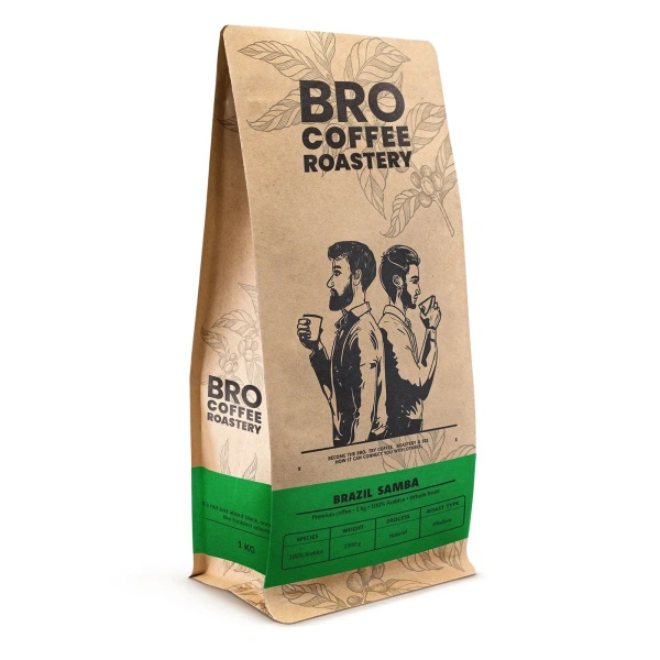 Set of Bro Coffee Roastery Brazil Samba 2x1kg (2kg)
