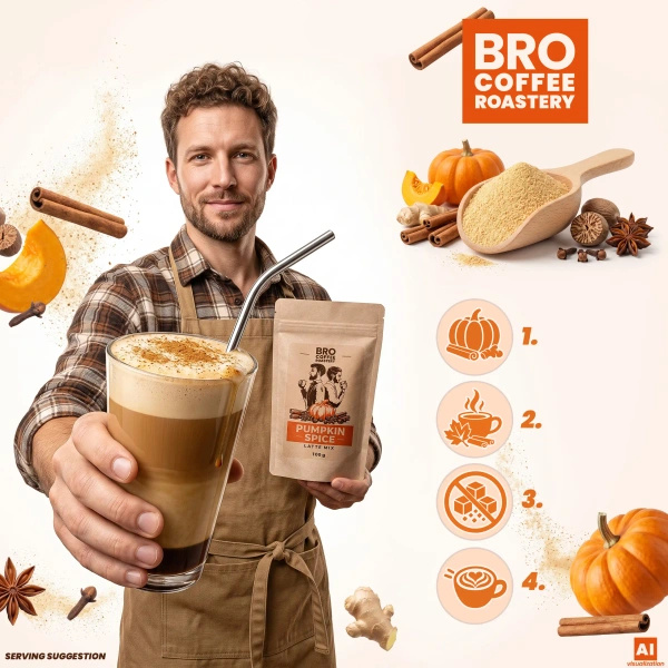 Bro Coffee Roastery – Pumpkin Spice Latte Mix 100g