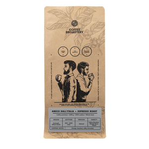 Bro Coffee Roastery - Whole Bean Coffee Amico dall'Italia Espresso Roast 1kg