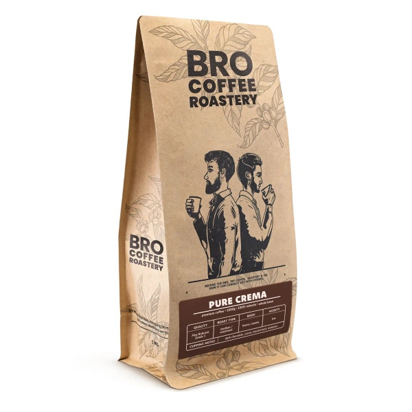 Bro Coffee Roastery – Whole Bean Coffee Pure Crema 1kg