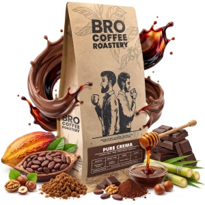 Bro Coffee Roastery – Kawa ziarnista Pure Crema 400 g