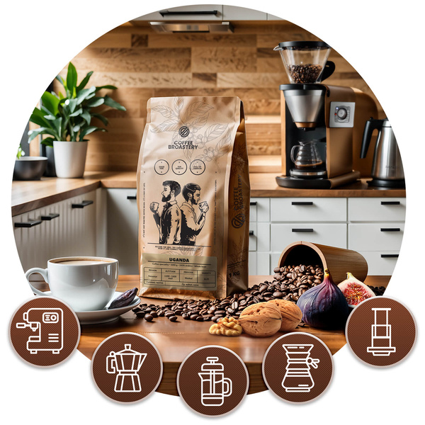 Bro Coffee Roastery - Kawa ziarnista Uganda Kanyenye Speciality 400 g