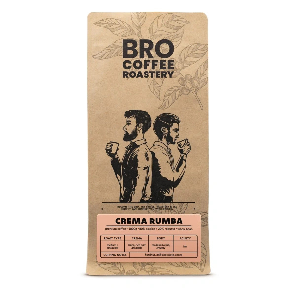 Bro Coffee Roastery – Bohnenkaffee Crema Rumba 1 kg