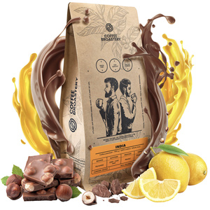 Bro Coffee Roastery - Kawa ziarnista India Karnataka Premium 1 kg