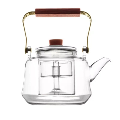 Glaskanne mit einem Teeei Ornamento 1000 ml