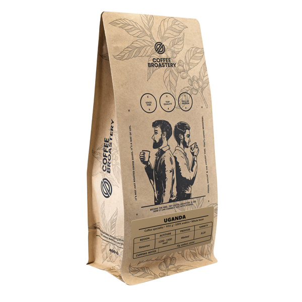 Bro Coffee Roastery - Kawa ziarnista Uganda Kanyenye Speciality 400 g
