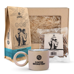 Bro Coffee Roastery Gift Set: Brazil Guaxupe Coffee + Milk Fudge + Mug