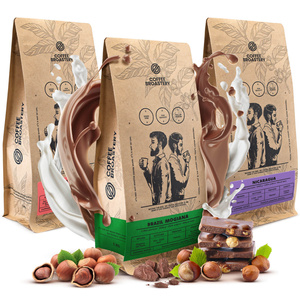 Kaffee-Set Bro Coffee Roastery Costa Rica San Rafael + Nicaragua Colibrí Azul + Brazil Samba 3x1kg (3kg)
