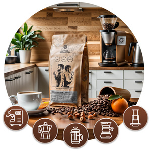 Bro Coffee Roastery - Whole Bean Coffee Amico dall'Italia Espresso Roast 1kg