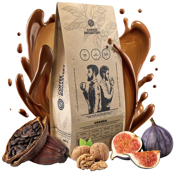 Bro Coffee Roastery - Kawa ziarnista Uganda Kanyenye Speciality 400 g
