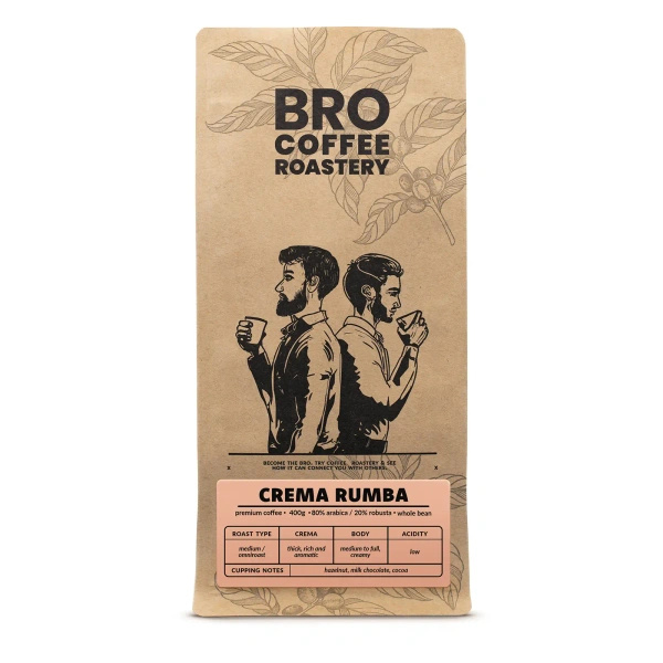 Bro Coffee Roastery – Whole Bean Coffee Crema Rumba 400g
