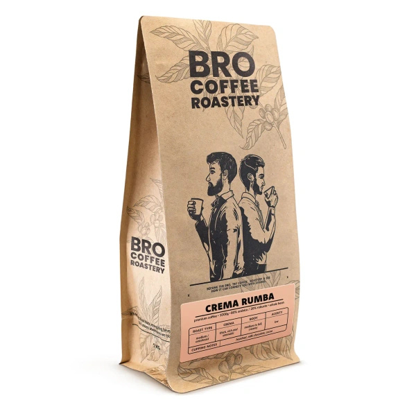 Bro Coffee Roastery – Kawa ziarnista Crema Rumba 1 kg