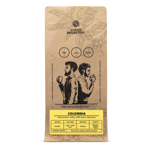 Set of Bro Coffee Roastery Colombia Medellin + Nicaragua Colibrí Azul + Brazil Cerrado 3x1kg (3kg)