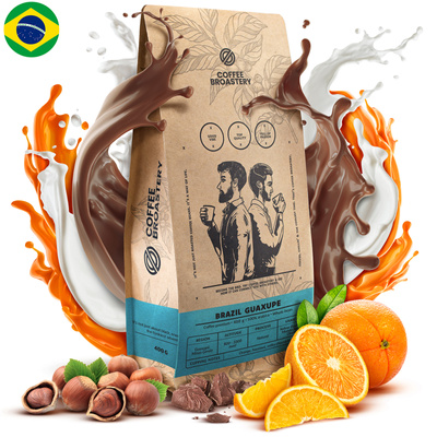 Bro Coffee Roastery - whole bean coffee Brazil Guaxupe Premium 400g