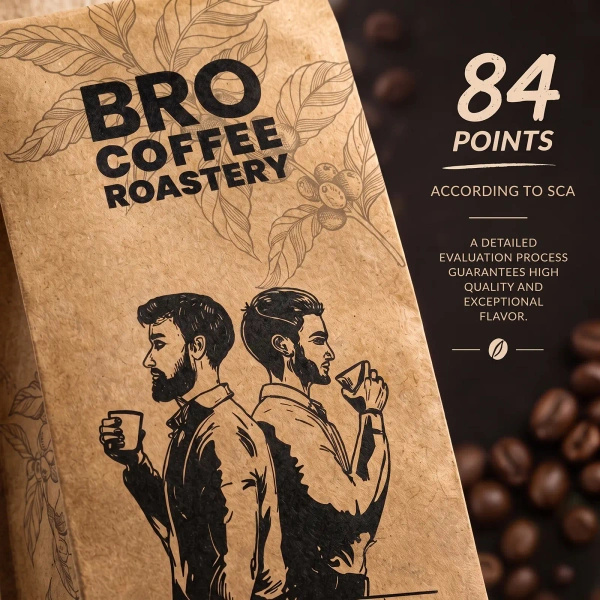 Bro Coffee Roastery – Kawa ziarnista Brazil Samba Premium 400 g