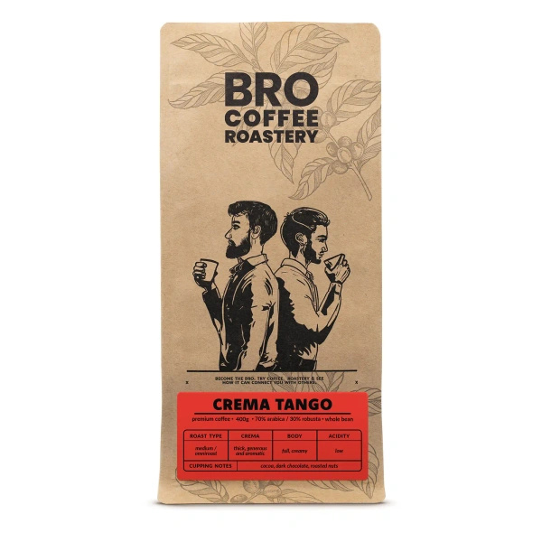 Bro Coffee Roastery – Kawa ziarnista Crema Tango 400 g
