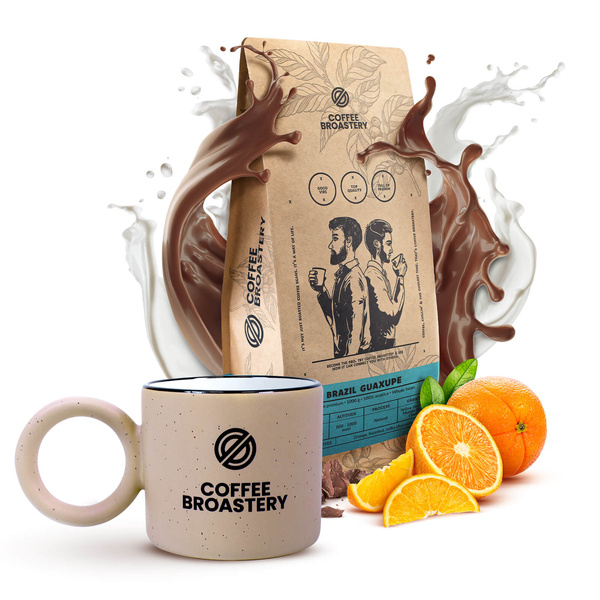Bro Coffee Roastery Set: Brazil Guaxupe Coffee + Mug