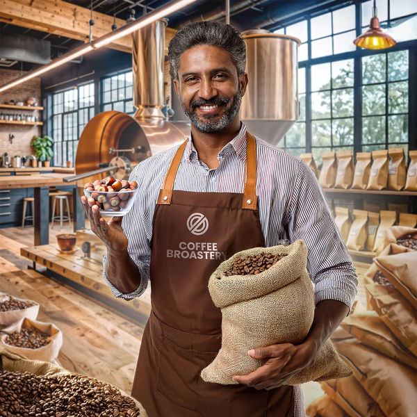 Bro Coffee Roastery - Kawa ziarnista India Karnataka Premium 1 kg