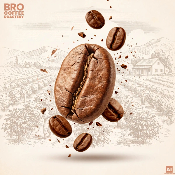 Bro Coffee Roastery – Kawa ziarnista Crema Rumba 400 g