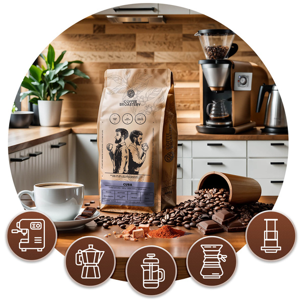 Bro Coffee Roastery - Whole Bean Coffee Cuba Sierra Maestra Speciality 400g