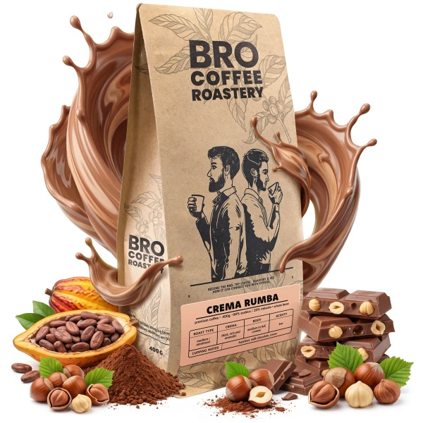 Bro Coffee Roastery – Kawa ziarnista Crema Rumba 400 g