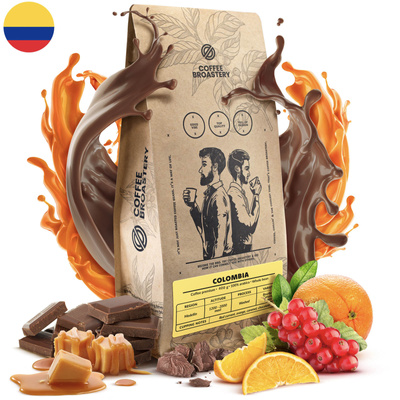 Bro Coffee Roastery - Whole Bean Coffee Colombia Medellin Premium 400g