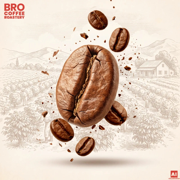 Bro Coffee Roastery – Kawa ziarnista Crema Tango 400 g