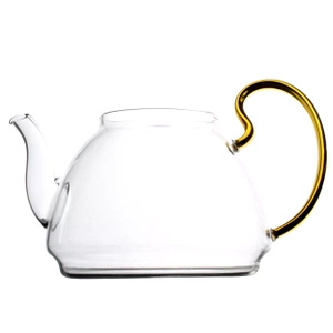 Glaskanne mit einem Teeei Diamante 1200 ml